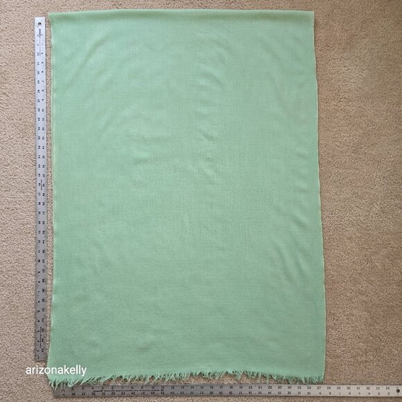 Accessories - NWOT Cashmere Woven Lightweight Scarf Mint Green